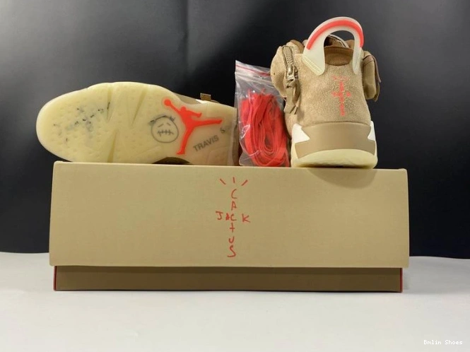 Bmlin Shoes Khaki DH0690-200 Air Retro Jordan Scott British Travis 6 0712